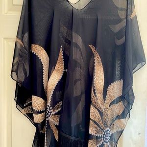 Cute over the shoulder dress top